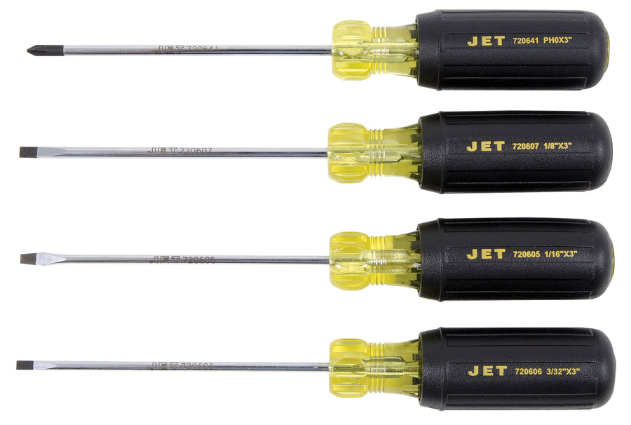Screwdriver Sets Jet JKS-4SM 4 Piece Cushion Grip Mini Screwdriver Set