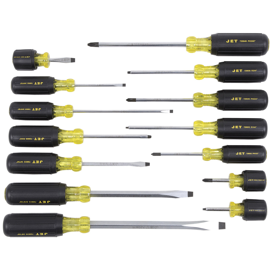 Screwdriver Sets Jet JKS-14S 14 Piece Cushion Grip Screwdriver Set