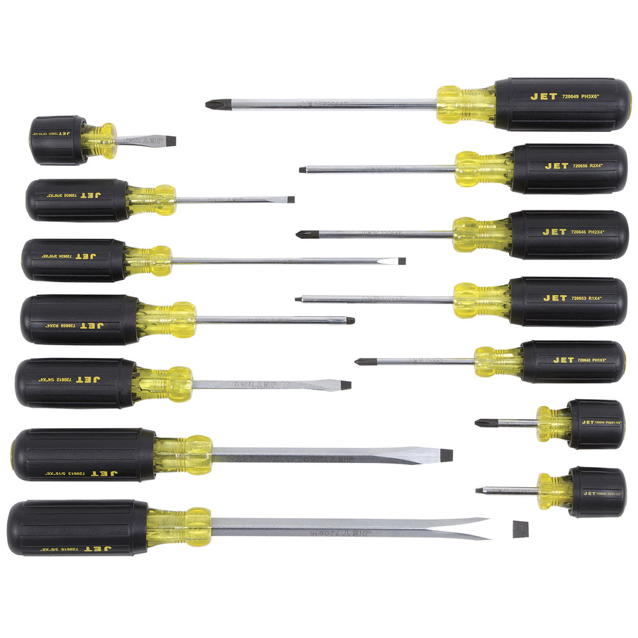Screwdriver Sets Jet JKS-14S 14 Piece Cushion Grip Screwdriver Set