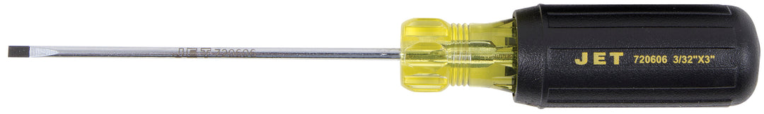 Cushion Grip Screwdrivers Jet JKMS-332 3/32 Inch X 3 Inch Slot Mini Cushion Grip Screwdriver