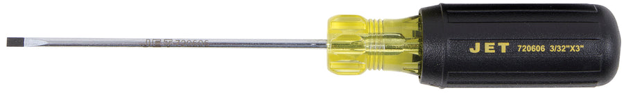 Cushion Grip Screwdrivers Jet JKMS-332 3/32 Inch X 3 Inch Slot Mini Cushion Grip Screwdriver