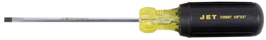 Cushion Grip Screwdrivers Jet JKMS-18 1/8 Inch X 3 Inch Slot Mini Cushion Grip Screwdriver