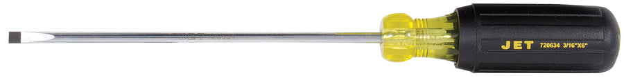 Cushion Grip Screwdrivers Jet JKSS-6CT 3/16 Inch X 6 Inch Cabinet Tip Cushion Grip Screwdriver