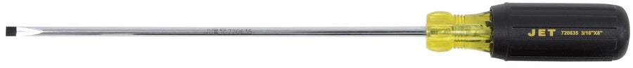 Cushion Grip Screwdrivers Jet JKSS-8CT 3/16 Inch X 8 Inch Cabinet Tip Cushion Grip Screwdriver