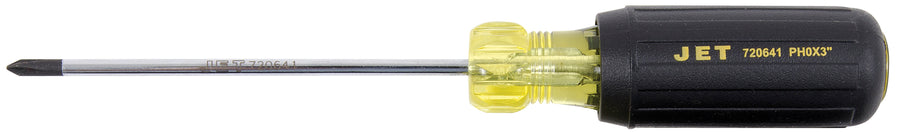 Phillips Screwdrivers Jet JKMP-0 Ph #0 X 3 Inch Phillips Mini Cushion Grip Screwdriver