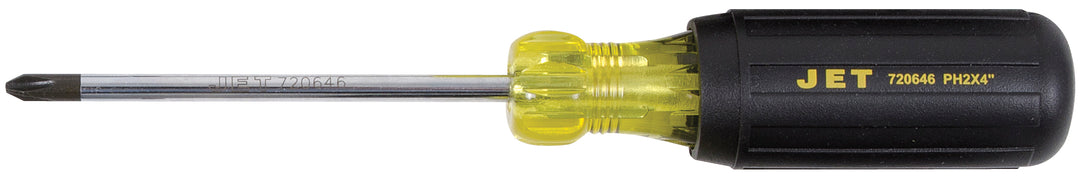 Phillips Screwdrivers Jet JKSP-2 #2 x 4 Inch Phillips Cushion Grip Screwdriver