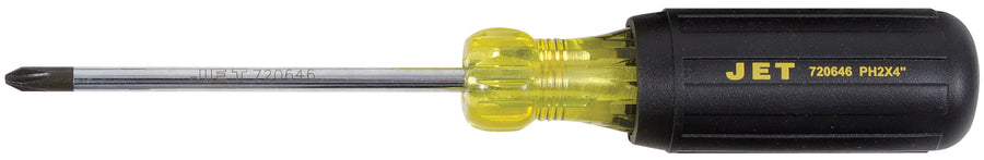 Phillips Screwdrivers Jet JKSP-2 #2 x 4 Inch Phillips Cushion Grip Screwdriver