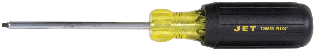 Cushion Grip Screwdrivers Jet JKSR-1 #1 X 4 Inch Square Cushion Grip Screwdriver