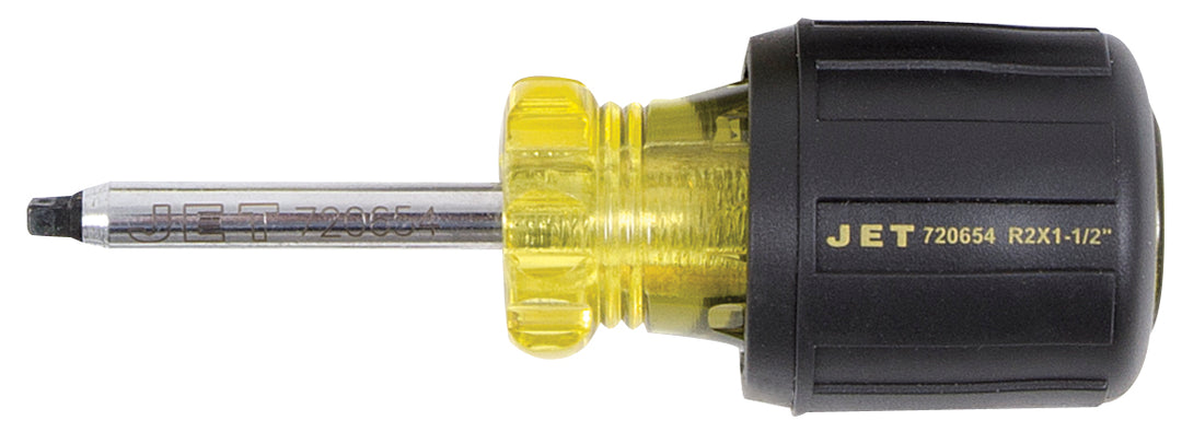 Cushion Grip Screwdrivers Jet JKSR-2S #2 X 1-1/2 Inch Square Cushion Grip Screwdriver