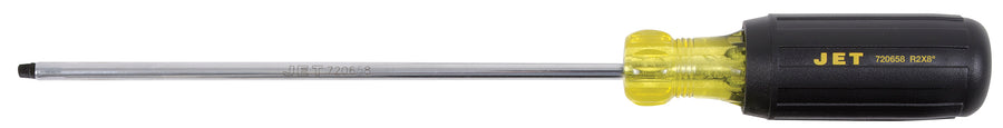 Cushion Grip Screwdrivers Jet JKSR-2L #2 x 8 Inch Square Cushion Grip Screwdriver
