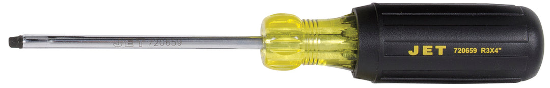 Cushion Grip Screwdrivers Jet JKSR-3 #3 X 4 Square Cushion Grip Screwdriver