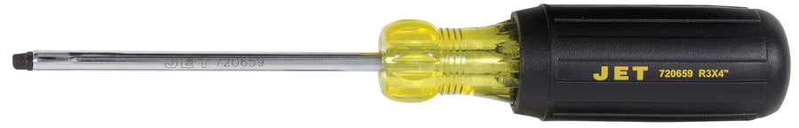 Cushion Grip Screwdrivers Jet JKSR-3 #3 X 4 Square Cushion Grip Screwdriver
