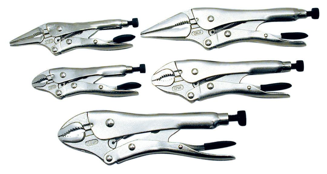 Pliers Sets Jet LPS-5 5 Piece Locking Pliers Set Super Heavy Duty