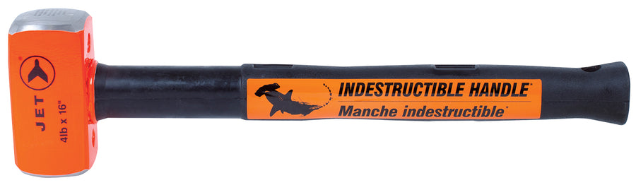 Sledge Hammers Jet USH-416 4 Lb X 16 Inch Indestructible Handle Sledge Hammer Super Heavy Duty
