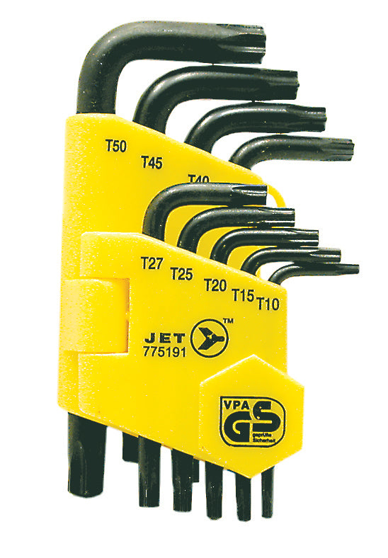 Hex Key Wrenches Jet JTK-9TP 9 Piece Tamperproof Torx Key Set