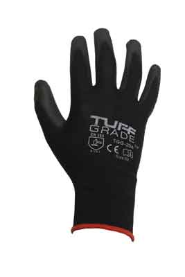 Work Gloves Tuff Grade TGG-206-08 Gloves 13 Gauge Polyurethane Palm