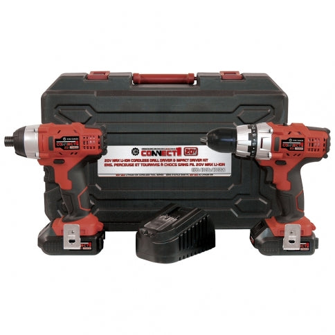 Drivers King Canada 8020L/8022LK Combo Kit Drill & Impact Driver Cordless 20V Max Li-Ion