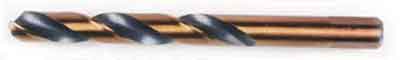 Jobber Drill Bits Tuff Grade TGDB-04-0484 Hss Jobber Drill 31/64 M2 135S Two Tone Finish Black / Gold