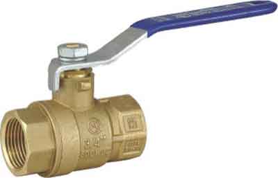 Valves Tuff Grade TG-BBVT-3/4 3/4 Inch Brass Ball Shut-Off Valve Full Port Threaded