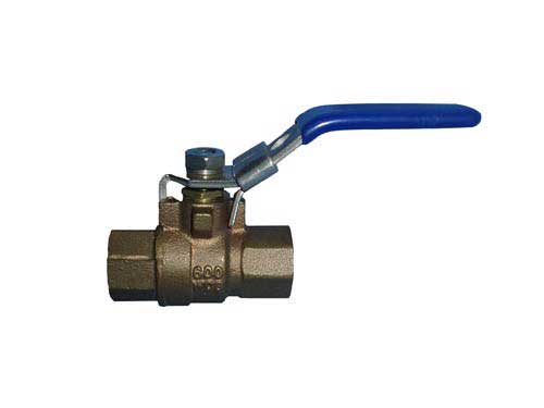 Valves Tuff Grade TG-BBVT-1-L/F 1 Inch Brass Ball Shut-Off Valve Full Port Threaded Lead Free