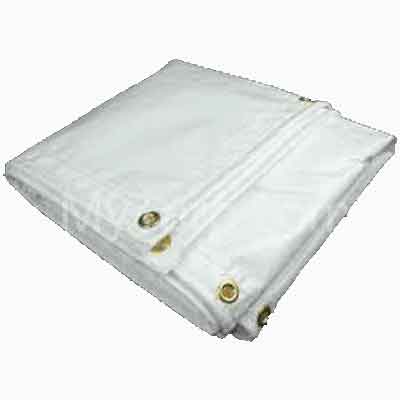Tarps Tuff Grade TARP-1012-CLEAR Clear / White Tarp 10' X 12'