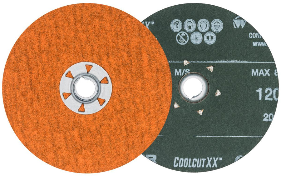 Quickchange Discs Walter 15X532 5 Inch 120 Grit Aluminum Oxide Quickchange Fibre Disc