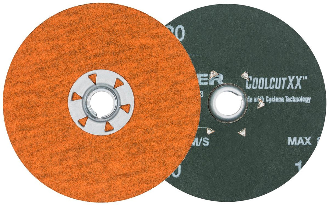 Quickchange Discs Walter 15X482 4-1/2 Inch 120 Grit Aluminum Oxide Quickchange Fibre Disc