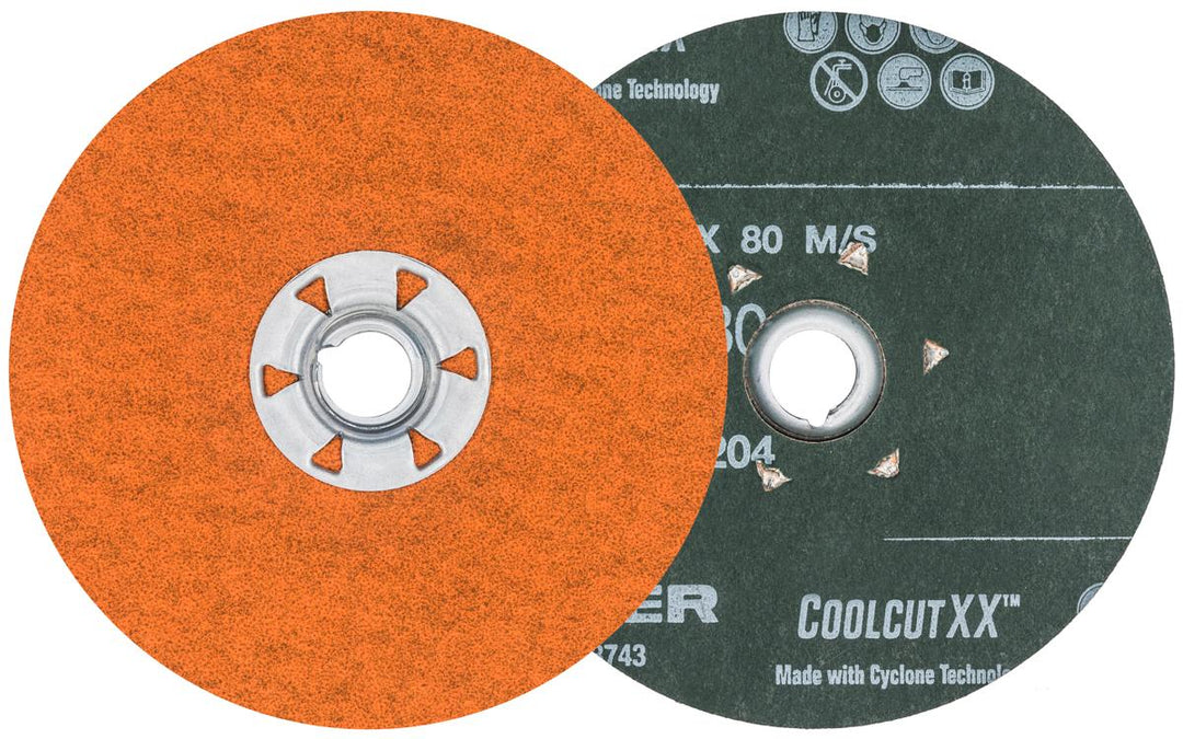 Quickchange Discs Walter 15X478 4-1/2 Inch 80 Grit Aluminum Oxide Quickchange Fibre Disc
