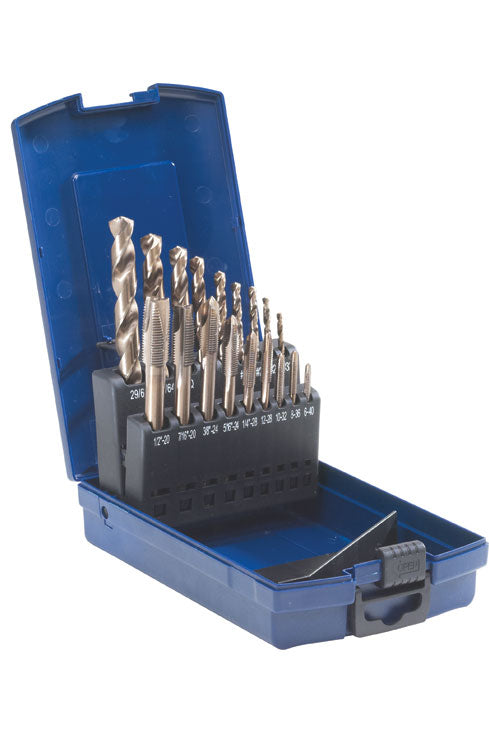 Drill Sets Walter 03B954 18 Piece SST Pwr Tap Nf & SST Drill Set
