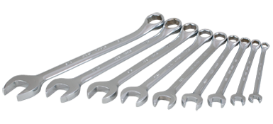 Gray TU9SH WRENCH SET COMBO 9 PCS 6P SAE GRAY TOOLS TU9SH