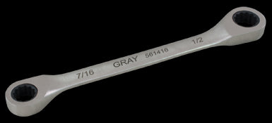 Gray 561416 RATCHETING WR. BOX END 7/16 X1