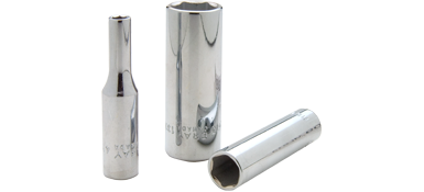 Gray ML606 6MM X 1/4 DRIVE, 6 POINT DEEP LENGTH, CHROME FINISH SOCKET GRAY TOOLS ML606