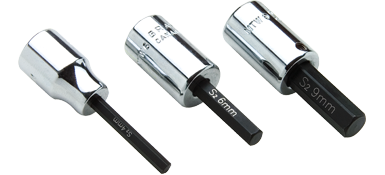 Gray MTW5 5MM X 3/8 DRIVE, STANDARD LENGTH HEX HEAD, CHROME FINISH SOCKET GRAY TOOLS MTW5