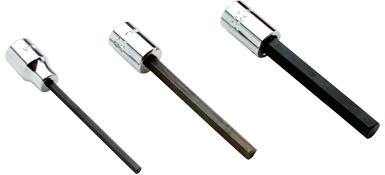Gray MTW4L 4MM X 3/8 DRIVE, EXTRA LONG HEX HEAD, CHROME FINISH SOCKET GRAY TOOLS MTW4L