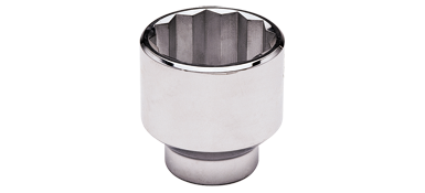 Gray X78 2-7/16 X 1 DRIVE 12 POINT, STANDARD LENGTH, CHROME FINISH SOCKET GRAY TOOLS X78