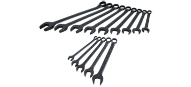 Gray TU14SB 14 PIECE 12 POINT SAE, BLACK FINISH, COMBINATION WRENCH SET, 3/8 - 1-1/4 GRAY TOOLS TU14SB