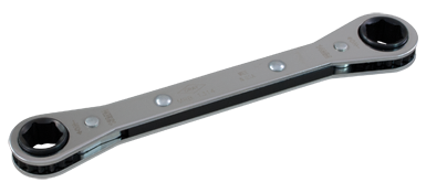 Gray MRB1314 13MM X 14MM 6 POINT, FLAT RATCHETING BOX WRENCH, MIRROR CHROME FINISH GRAY TOOLS MRB1314