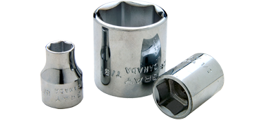 Gray T26 13/16 X 3/8 DRIVE, 12 POINT STANDARD LENGTH, CHROME FINISH SOCKET GRAY TOOLS T26