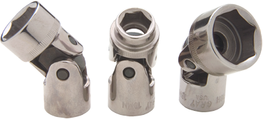 Gray MTF11HA 11MM X 3/8 DRIVE, 6 POINT UNIVERSAL JOINT SOCKET, CHROME FINISH GRAY TOOLS MTF11HA