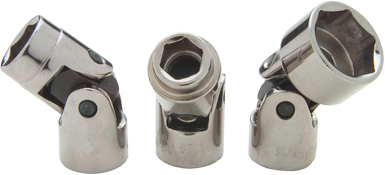 Gray TU220A 11/16 X 3/8 DRIVE 6 POINT, STANDARD LENGTH, UNIVERSAL JOINT CHROME SOCKET GRAY TOOLS TU220A