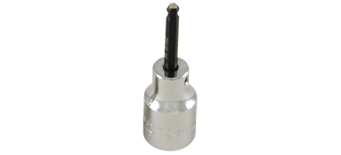 Gray TWM8 1/4 X 3/8 DRIVE MAGNETIC BALL END HEX HEAD, CHROME FINISH SOCKET GRAY TOOLS TWM8