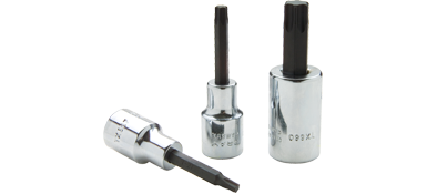 Gray TX650 1/2 DRIVE STANDARD LENGTH, CHROME FINISH, T50 TORX HEAD SOCKET GRAY TOOLS TX650