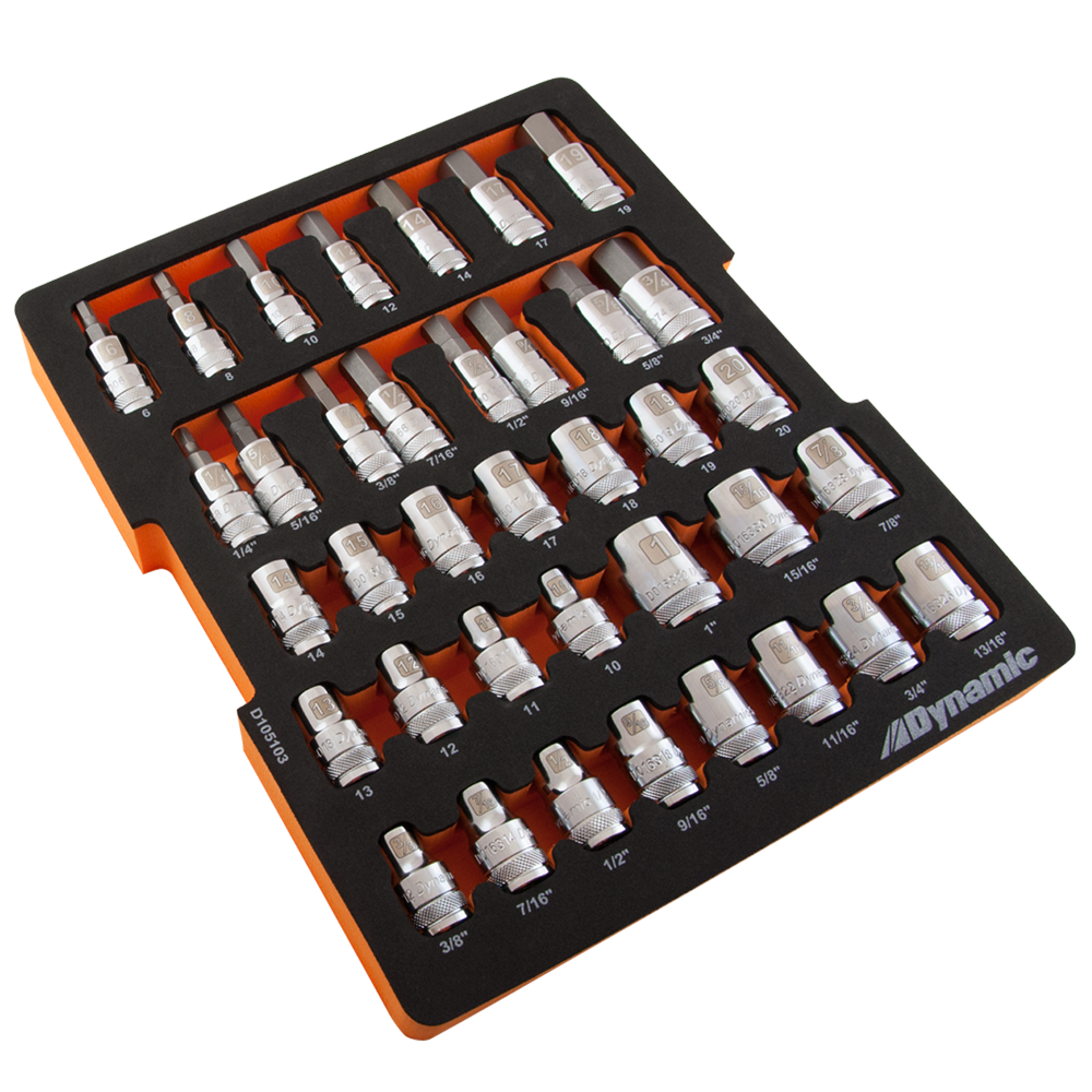 Dynamic D105103 1/2 DR SOCKET MOBILITY SET W/TOO DYNAMIC D105103