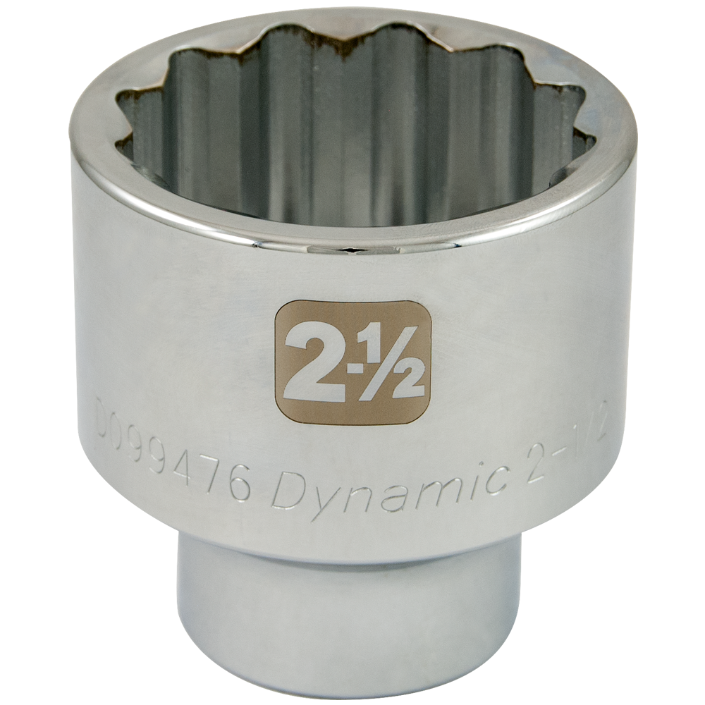 Dynamic D099446 1 DR 1 - 7/16 12 PT CHROME SOCKET DYNAMIC D099446