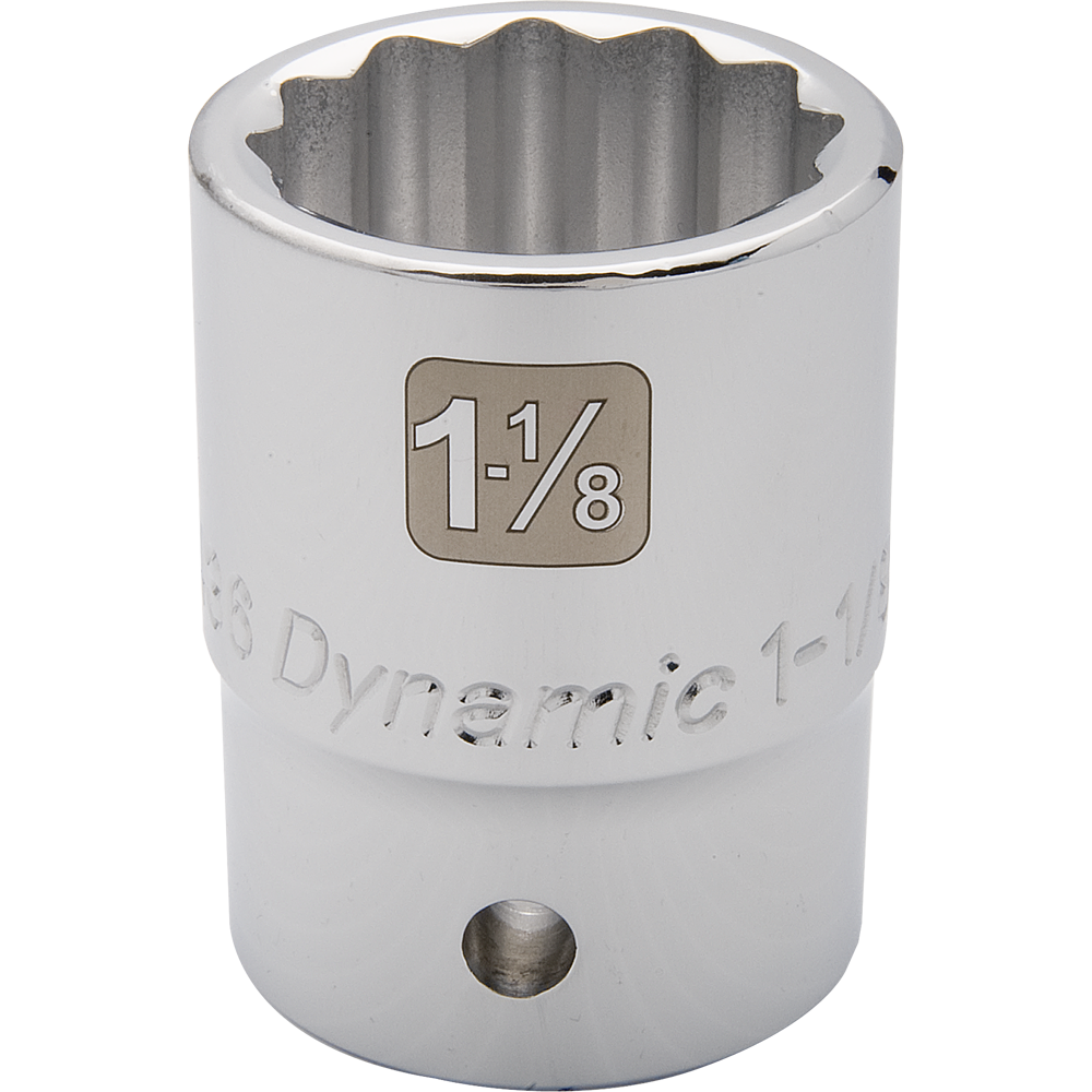 Dynamic D022428 3/4 D 12 PT 7/8 CHROME SOCKET DYNAMIC D022428