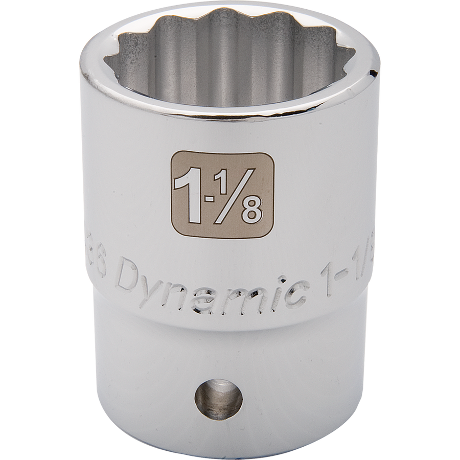 Dynamic D022428 3/4 D 12 PT 7/8 CHROME SOCKET DYNAMIC D022428
