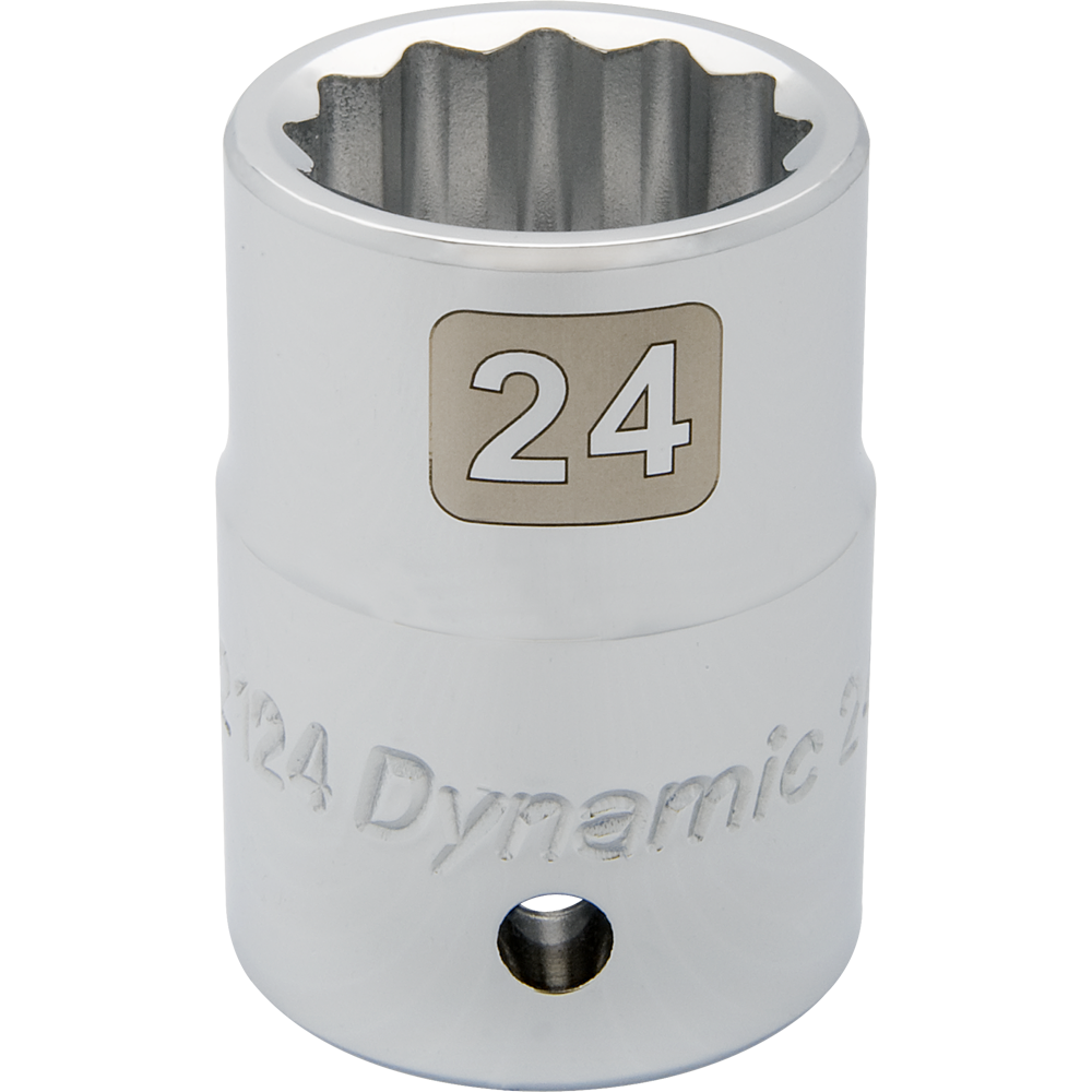 Dynamic D022119 3/4 D 12 PT 19MM CHROME SOCKET DYNAMIC D022119