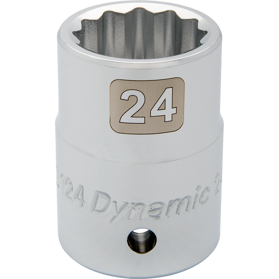 Dynamic D022119 3/4 D 12 PT 19MM CHROME SOCKET DYNAMIC D022119