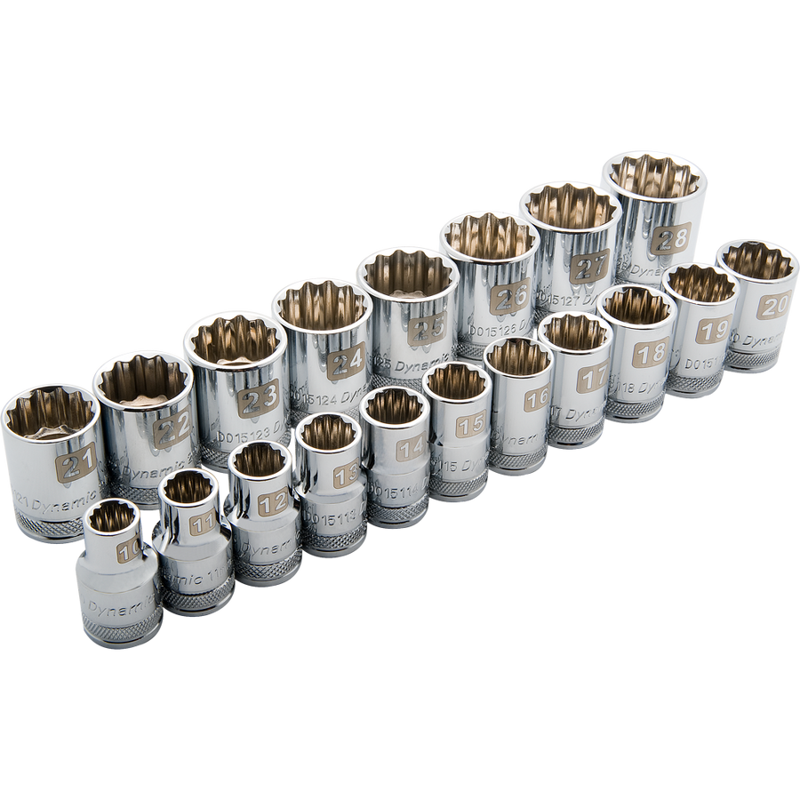 Dynamic D018006 1/2 D 19 PC 12 PT STD MET SOCKET DYNAMIC D018006