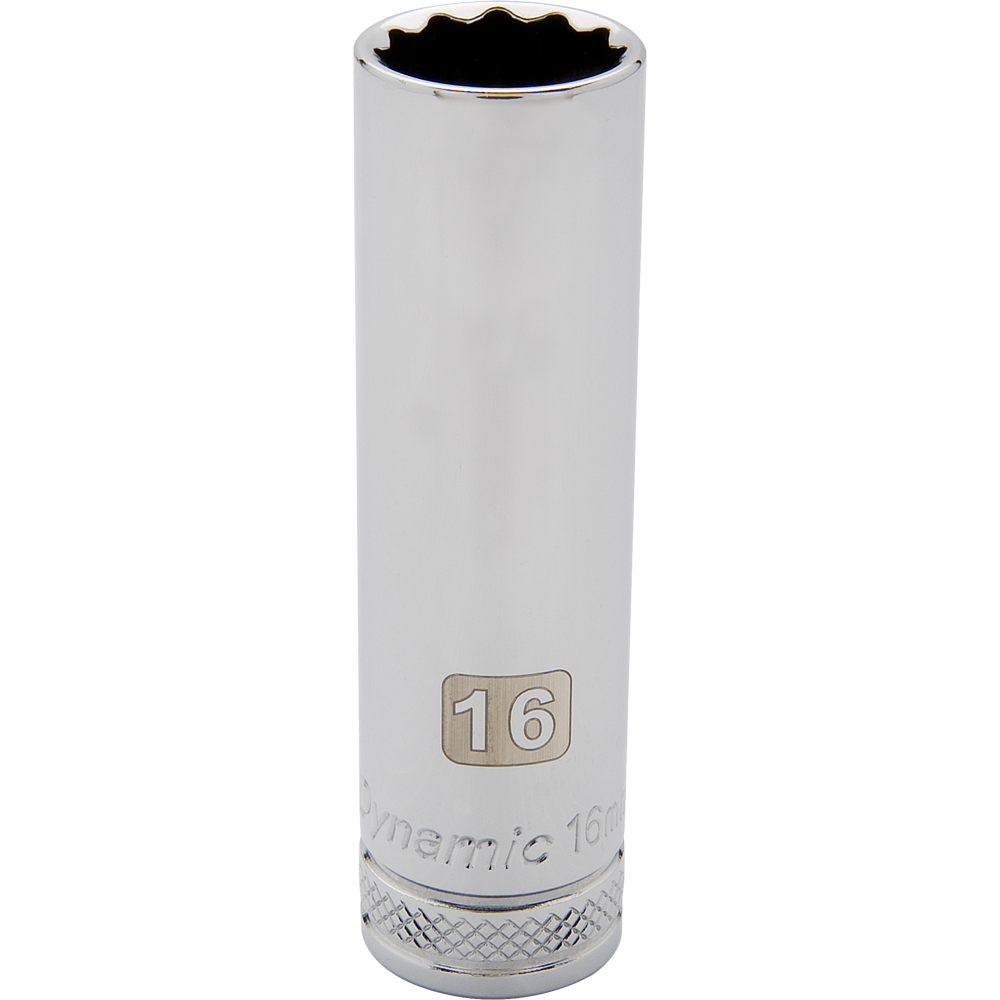 Dynamic D015710 1/2 D 12PT 10MM DEEP CHROME SOCKET DYNAMIC D015710
